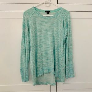 Champion Elite Mint Green Blend Long Sleeve Size Large